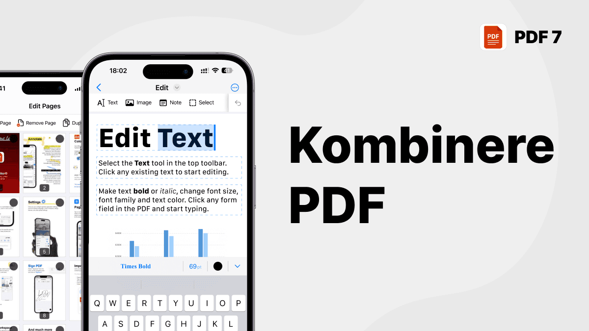 kombinere pdf