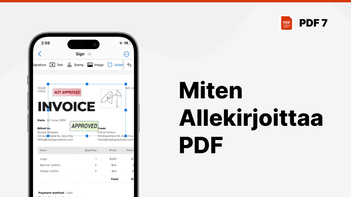 miten allekirjoittaa pdf